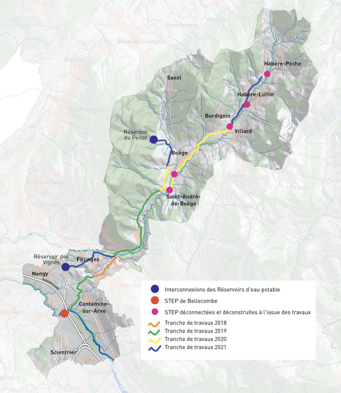 SRB Projet Vallée Verte cartographie